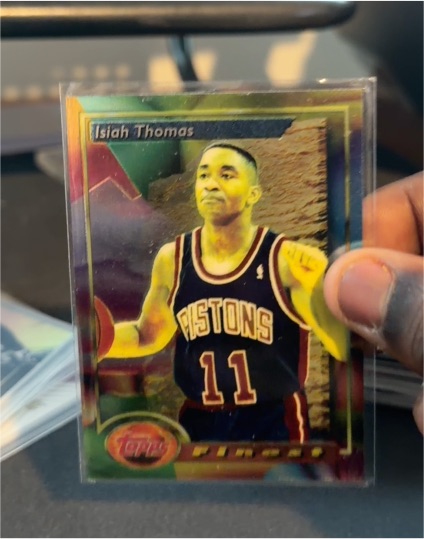 1993-94 Topps Finest #87 Isiah Thomas — front