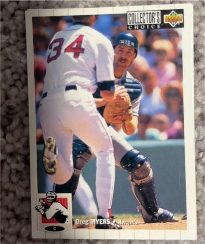 1994 Upper Deck Collector's Choice #461 Greg Myers — front