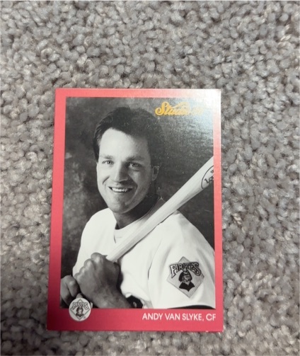 1991 Leaf Studio #230 Andy Van Slyke — front
