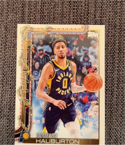 2025-26 Topps Holiday #H38 Tyrese Haliburton — front
