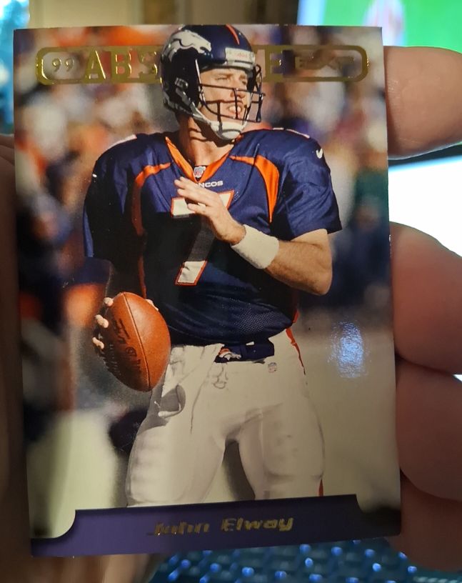 1999 Playoff Absolute EXP #87 John Elway — front