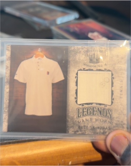 2023 Sportkings Volume 4 Legends Game Worn #LSM-50 Pete Sampras — front