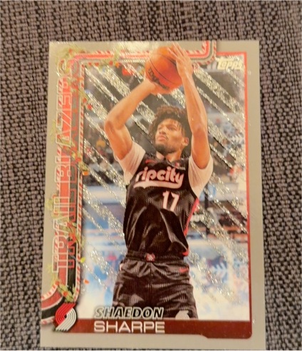 2025-26 Topps Holiday #H98 Shaedon Sharpe — front