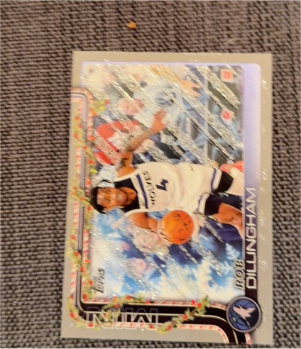 2025-26 Topps Holiday #H89 Rob Dillingham — front