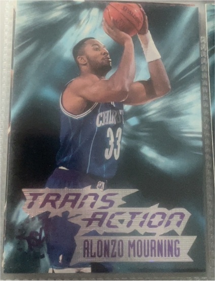 1995-96 Topps Stadium Club #356 Alonzo Mourning — front