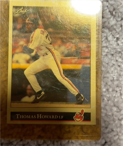 1992 Leaf #456 Thomas Howard — front