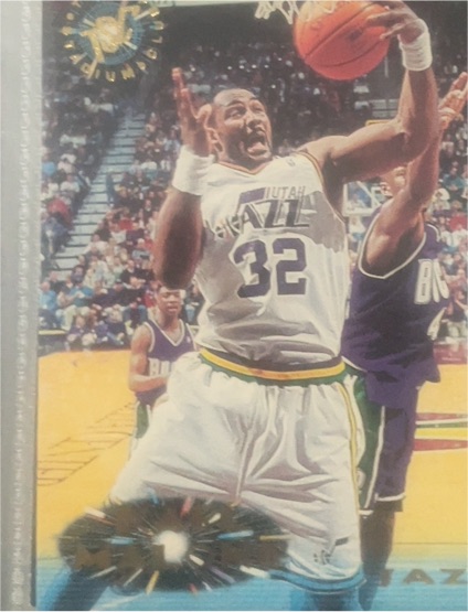 1995-96 Topps Stadium Club #187 Karl Malone — front