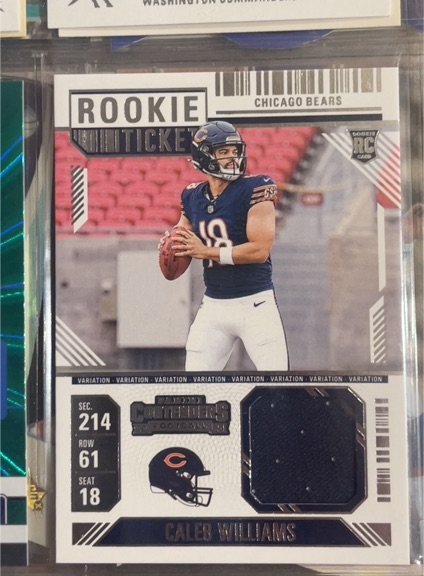 2024 Panini Contenders Rookie Ticket #RTS-CWS Caleb Williams — front