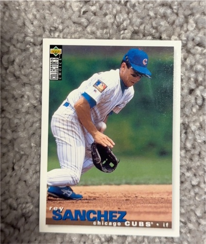 1995 Upper Deck Collector's Choice #202 Rey Sanchez — front