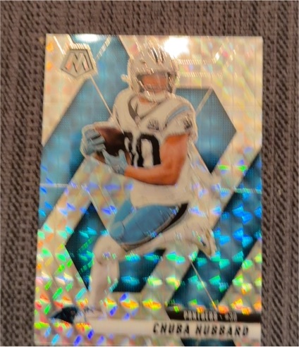 2025 Panini Mosaic #61 Chuba Hubbard — front