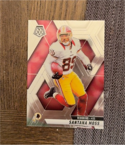2025 Panini Mosaic #210 Santana Moss — front