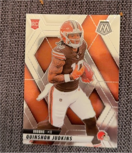 2025 Panini Mosaic #365 Quinshon Judkins — front