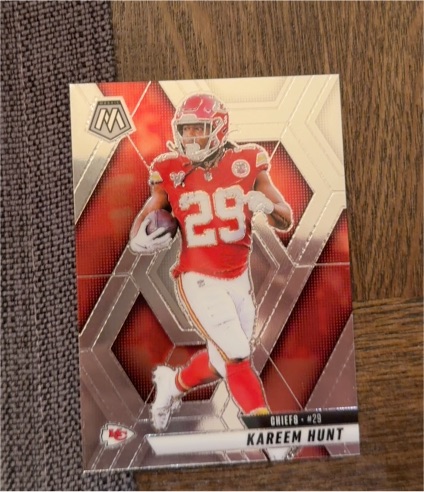 2025 Panini Mosaic #29 Kareem Hunt — front