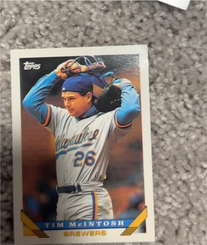 1993 Topps #234 Tim McIntosh — front