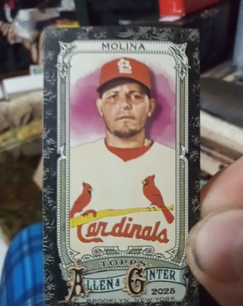 2025 Topps Allen & Ginter Mini #51 Yadier Molina — front