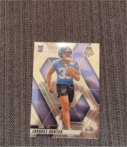 2025 Panini Mosaic #380 Jarquez Hunter — front