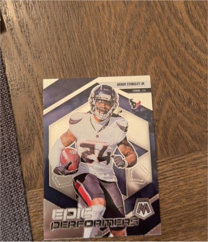 2025 Panini Mosaic Epic Performers #6 Derek Stingley Jr. — front