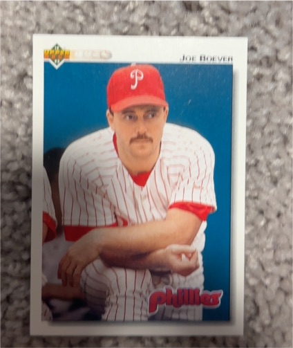 1992 Upper Deck #402 Joe Boever — front