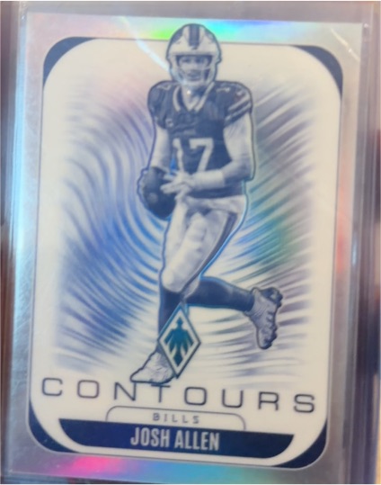 2025 Panini Phoenix #4 Josh Allen Contours — front