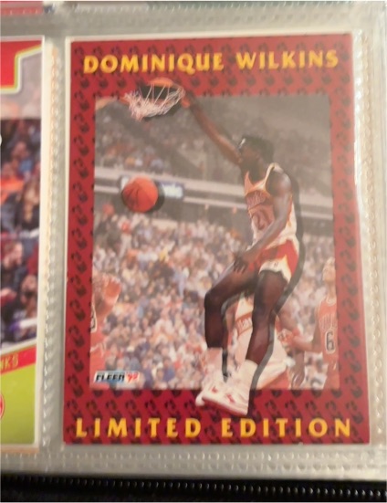 1991-92 Fleer Limited Edition Dominique Wilkins — front