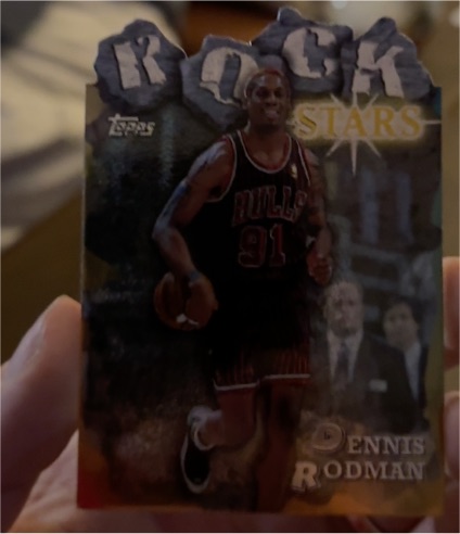 1997-98 Topps Rock Stars #RS5 Dennis Rodman — front