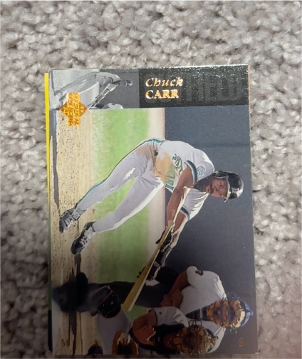 1994 Upper Deck #202 Chuck Carr — front
