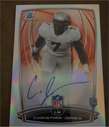 2014 Bowman Chrome #41 Christian Jones — front