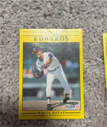 1991 Fleer #116 Wayne Edwards — front