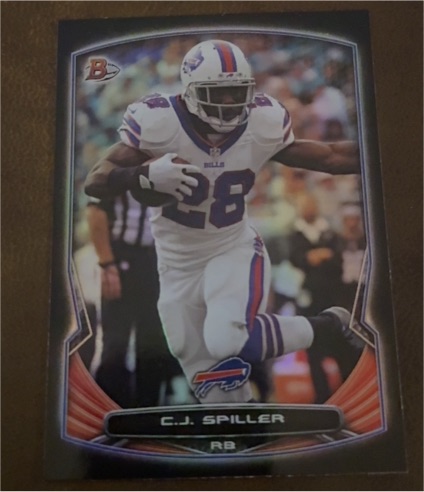 2014 Bowman #93 C.J. Spiller — front