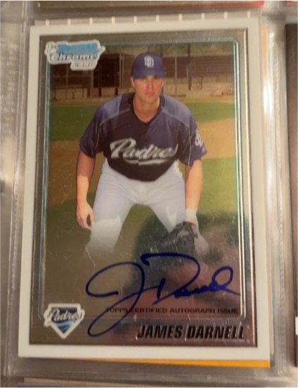2010 Bowman Chrome Prospects #BCP115 James Darnell — front