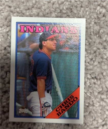 1988 Topps #604 Chris Bando — front