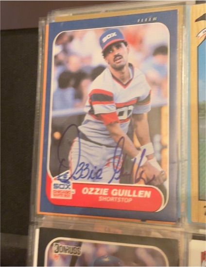 1986 Fleer #206 Ozzie Guillen — front