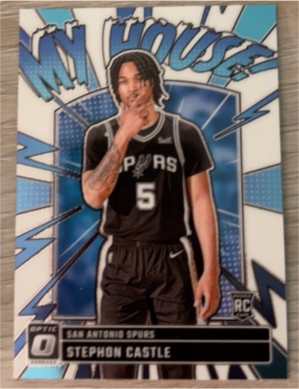 2024-25 Donruss Optic #16 Stephon Castle My House — front