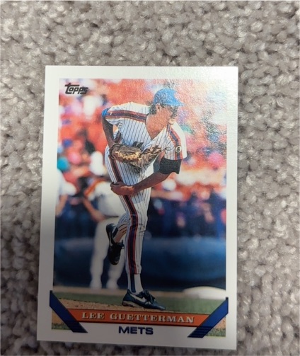 1993 Topps #134 Lee Guetterman — front