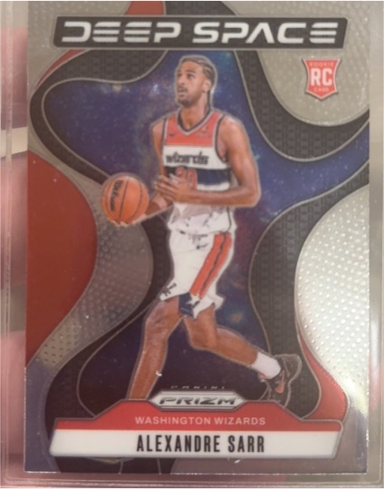 2024-25 Panini Prizm #9 Alexandre Sarr Deep Space — front