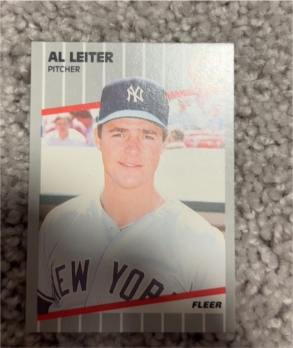 1989 Fleer #257 Al Leiter — front