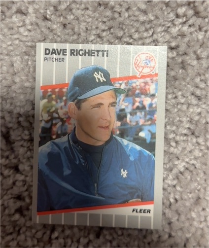 1989 Fleer #267 Dave Righetti — front