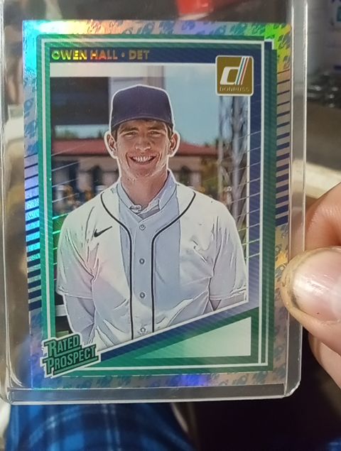 2025 Donruss Rated Prospects #130 Owen Hall — front