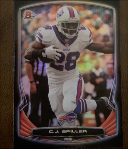 2014 Bowman Chrome #67 C.J. Spiller — front