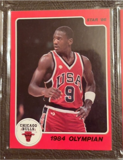 1986 Star #3 Michael Jordan 1984 Olympian — front
