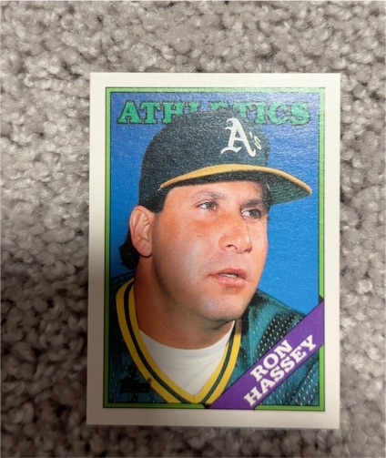 1988 Topps Traded #46T Ron Hassey — front