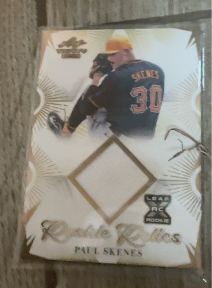 2023 Leaf Trinity Rookie Relics #RR-41 Paul Skenes — front