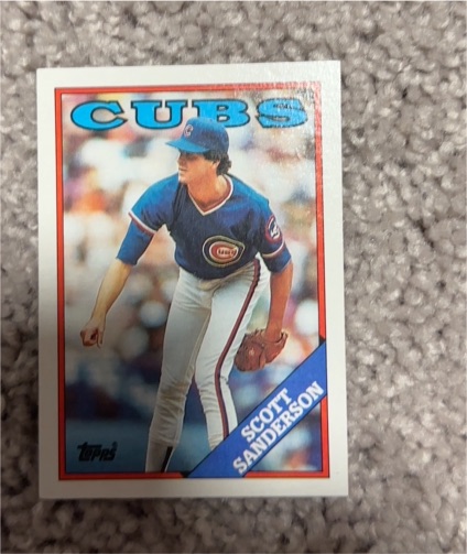 1988 Topps #311 Scott Sanderson — front