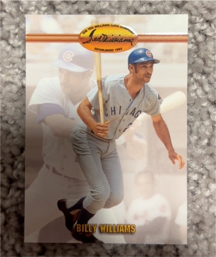 1993 Ted Williams Card Company #24 Billy Williams — front