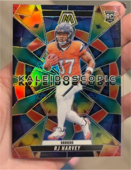 2025 Panini Mosaic #22 RJ Harvey — front