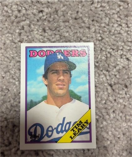 1988 Topps #367 Tim Leary — front