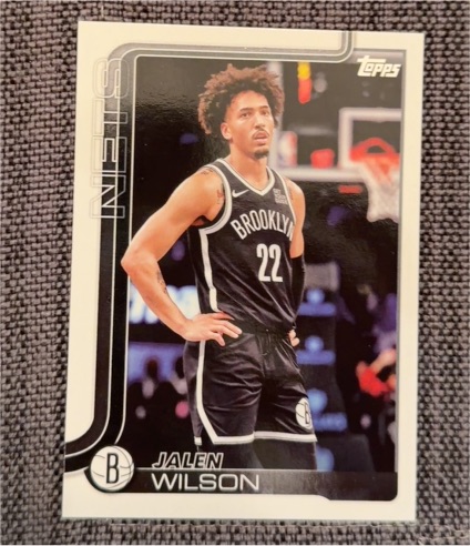 2025-26 Topps #12 Jalen Wilson — front