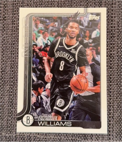 2025-26 Topps #9 Ziaire Williams — front