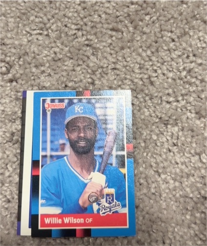 1988 Donruss #255 Willie Wilson — front