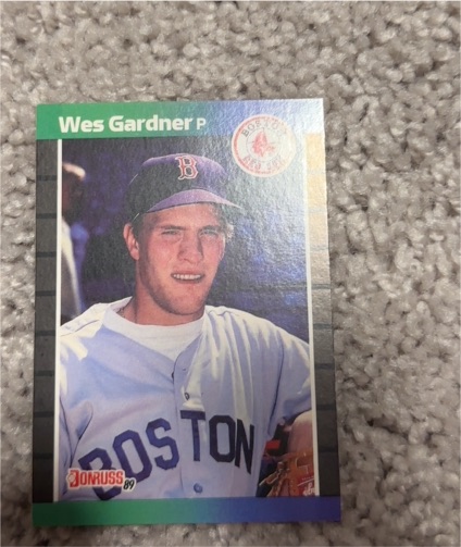 1989 Donruss #541b Wes Gardner — front